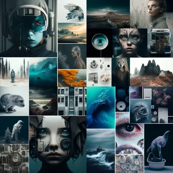 Moodboards med Midjourney