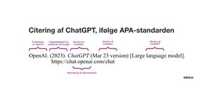 Proper source reference to ChatGPT, using the APA standard
